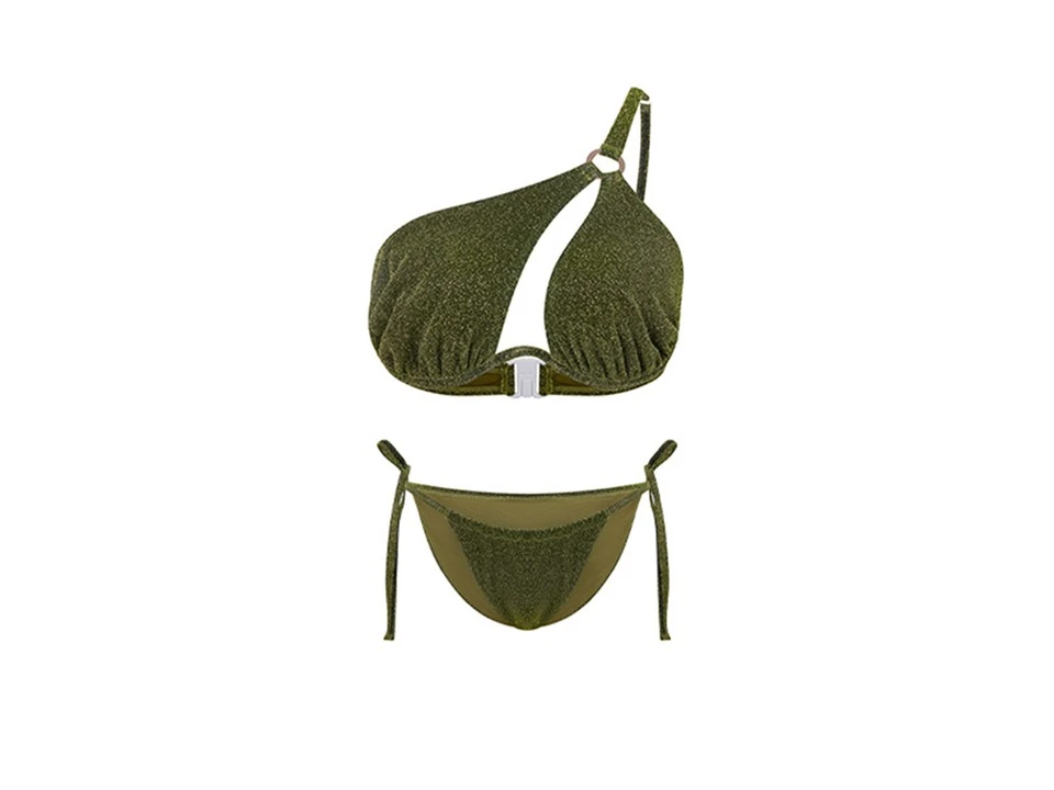 Zelená sada bikin Bandeau